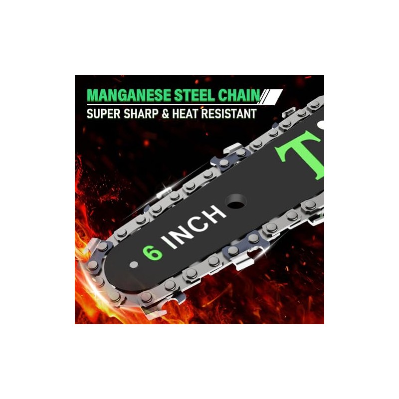 Mini Chainsaw 6 inch Chainsaw Chain (1PCS) (Bar Length: 6";