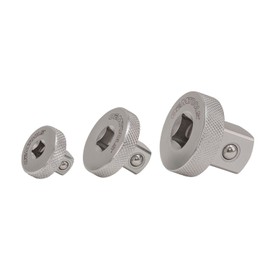 OEMTOOLS 22535 Low Profile Adapter Set, 3 Piece Set, Converts Ratchet Sizes, 1/2", 1/4", and 3/8" Drive Socket Adapter Set, Designed to Fit Tight Spaces