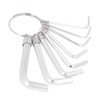 8 Piece Hex Key Set, L-shaped Metric Wrench, Portable Hex