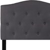 Flash Furniture Cambridge Tufted Upholstered Twin Size Headboard in Dark