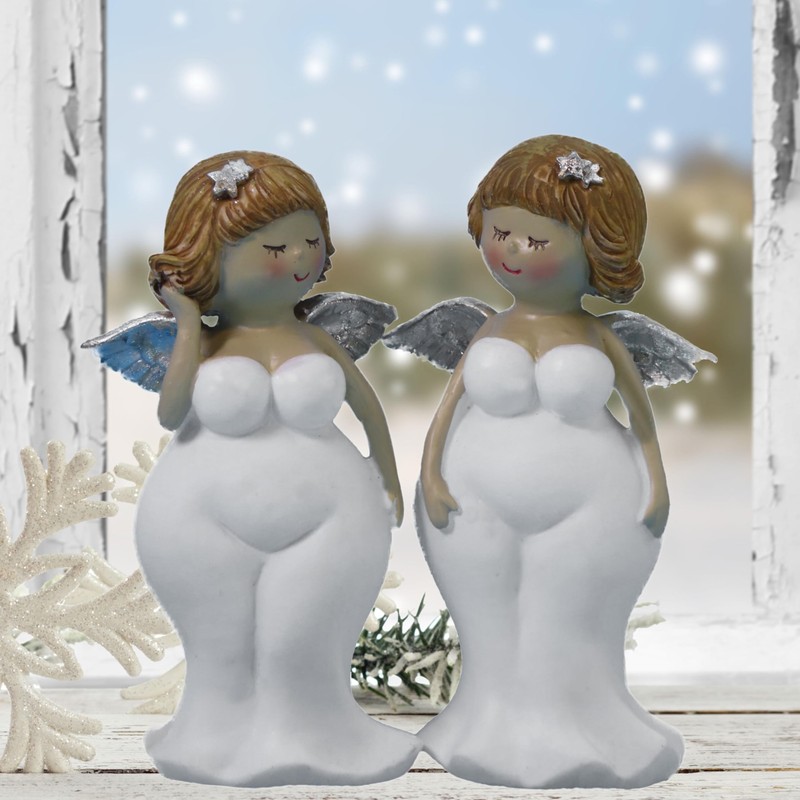 Pommerntraum ® Set of 2 decorative figures, collectible figures, guardian