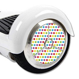MightySkins Skin Compatible with Hover Balance Board Scooter Wheels Mini Board Unicycle Bluetooth wrap Cover Sticker Candy Dots