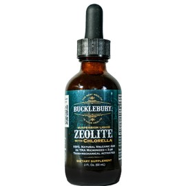 BUCKLEBURY BUCKLEBURY Zeolite Liquid Suspension w/Chlorella - Detox Support, Immune System and Digestive Tract Health Support for Kids and Adults (60 Servings)