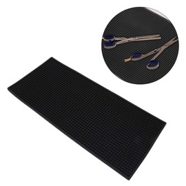Salon Heat Resistant Mat, PVC Hairdresser Hair Cutting Tools Non-Slip Pad