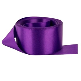 Purple Satin Ribbon - 38mm Wide - 5 Meter for Gifts Wrap, Party, Sew, Decoration, Events, Dress, Bows, Cars, Crafts, Floral Much more