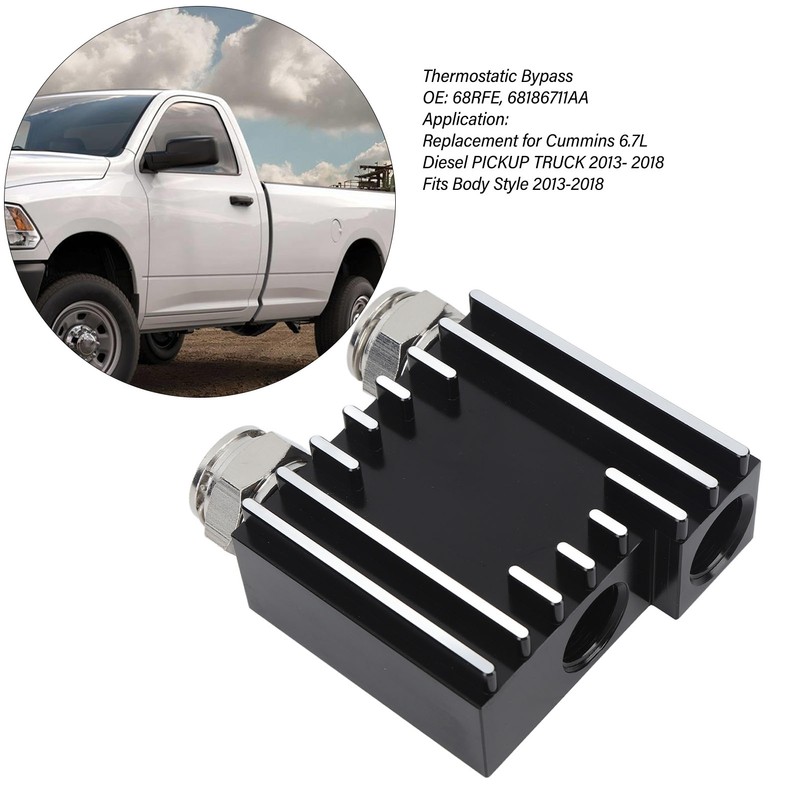 Transmission Cooler Thermostatic Bypass Upgrade Accessory 68186711AA Replacement For Cummins