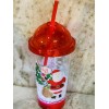 Christmas Santa Light Up Reusable Cup with Lid and Straw-18oz