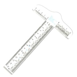 6 Inches Clear Acrylic T-Square Ruler, T Square, Drafting Tools, Drafting T, T Ruler Transparent for Crafting and Drafting