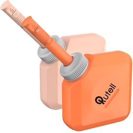 rutell Portable Bidet for Travel, Handheld Toilet Bidet Sprayer for Toilet, 240ml High Pressure Bidet Sprayer 360° Rotating Nozzle for Women & Children Camping