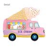 DECOWALL DS-8015 Transportation Car (Small) Wall Sticker Decor Kindergarten Nursery