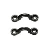 UPEYXDQR 10Pcs Kayak Pad Eye Kit, Nylon Bungee Deck Loops
