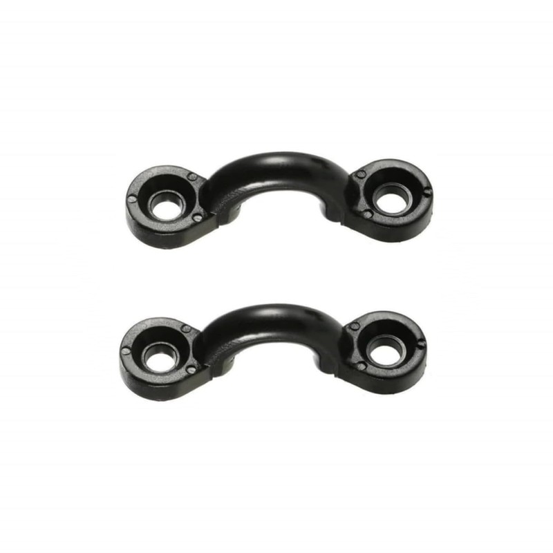 UPEYXDQR 10Pcs Kayak Pad Eye Kit, Nylon Bungee Deck Loops