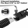 9Pcs Drain Snake Drill Attachment Cutter and Auger Set for