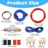 10GA Car Amplifier Cable Set Connection Set, 1500 W Subwoofer