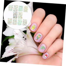 Baluue 3sets Nail Art Strips for Patrick's Day Festival Decorative Decals PVC 10sheets*3