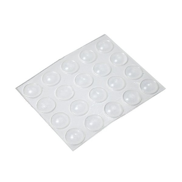 Bump Dots - Clear, Mini, Rounded-Top Round, 20 Self-Adhesive, Tactile