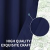 BGment Short Curtains Blackout 36 Inches Length - Rod Pocket
