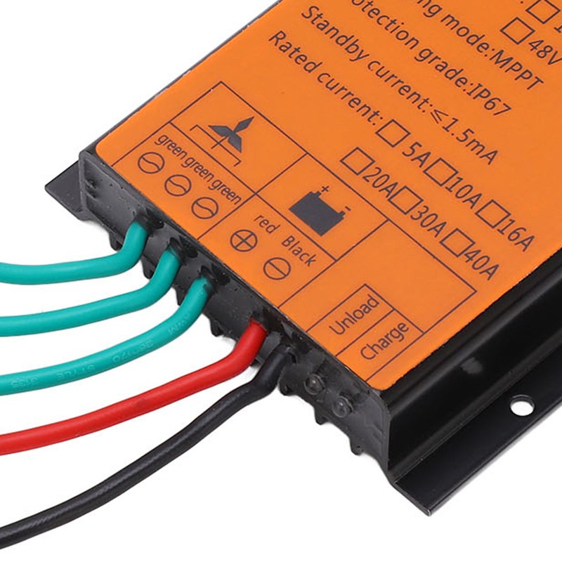 Wind Turbine Generator Controller MPPT 48V LED Display Charge Control