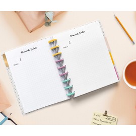 Homework Tracker for 9 Disc Medium SIze Planners, Teacher Planner Inserts Refill Homework Tracker, Homework Log Inserts for 9-Disc Planners, Homework Sheet for 7 x 9.25 Medium Size 9-Ring Planners