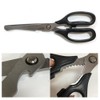 SD Queen All-Stainless Steel Commercial-Grade Kitchen Scissors for Meat, Korean