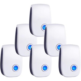 2026 Upgraded Ultrasonic pest Repellent, Electronic Plug in Indoor Pest Control Repeller for Mouse, bat, Mosquitoes, Fly Fleas, Roach, Rodents 6 Packs