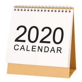 Standing Desk Calendar Academic Year 2019-2020 Twin-Wire Binding Stand Up Calendar