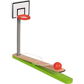 goki 53791 Table Basketball Game - Fun Wooden Skill Game - Promotes Fine Motor Skills and Concentration