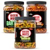 BEER NUTS Variety Pack, Habanero Bar Mix, 12oz Cantina Mix