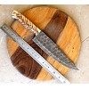 Damascus Custom HandMade Damascus Steel Chef Knife Hand Forged Blade