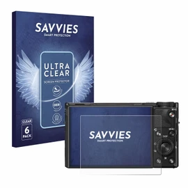 Savvies Screen Protectors for Sony Cyber-Shot DSC-RX100 VII/VIIA Ultra Transparent Pack of 6