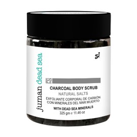 Reveal Naturals Exfoliante Corporal De Carbón Activado Totalmente Natural Y Auténtico Con Sales Minerales Del Mar Muerto. Sin Parabenos. No Probado...