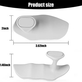 Xolixorium Silicon Gym Grips Fingerless Workout Grips – Ergonomic Hand Protector Pads for Weight Lifting, Pull-Ups, Gym Training and Exercise, for Men and Women (Gray)