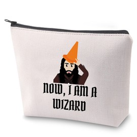 BAUNA Now I am a Wizard Makeup Bag What We Do in The Shadows Fans Gift Nandor Zipper Pouch Vampire Lover Gift (Wizard)