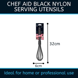 Chef Aid Nylon Whisk, BPA Free Kitchen Utensil for use with Non-Stick Cookware