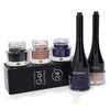 LSxia 2-in-1 Gel Eyeliner Set, Tattoo Eyeliner Waterproof Smudge Proof