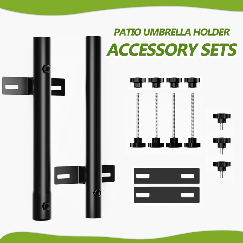 ERYTLLY Patio Umbrella Deck Mount & Holder for Secure Placement