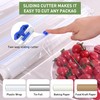 FUKANG Foil and Plastic Wrap Organizer, 3 in 1 Kitchen