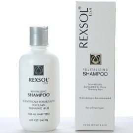 REXSOL Revitalizing Shampoo Scientifically Formulated to clean thinning hair