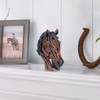Enesco Edge Sculpture Horse Bust Miniature Figurine, 5.91 Inch, Multicolor