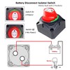 Battery Disconnect Switch Master, 12V-48V Waterproof Power Isolator On-Off Kill