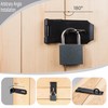 7-1/2 Inch Hasp Latch Heavy Duty, 2 Pcs Stainless Steel