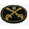 CIVIL WAR 10TH CAVALRY CROSSED SABERS HAT CAP KEPI INSIGNIA-SMALL