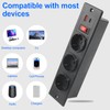 BlueXP 3 Fach Einbausteckdose Tischsteckdose Steckdosenleiste mit Schalter USB C