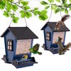 LSCQYYCC-Bird Feeder Squirrel Proof Metal Hanging for Outdoor Wild Bird