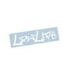 Low Life Graffiti Windshield Banner Decal Sticker 23"