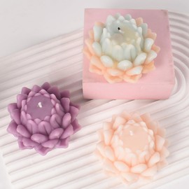 Lotus 3D Flower Molds - Rose, Lily, Peony & More - Silicone Resin Casting Molds for Jewelry & Candle Making