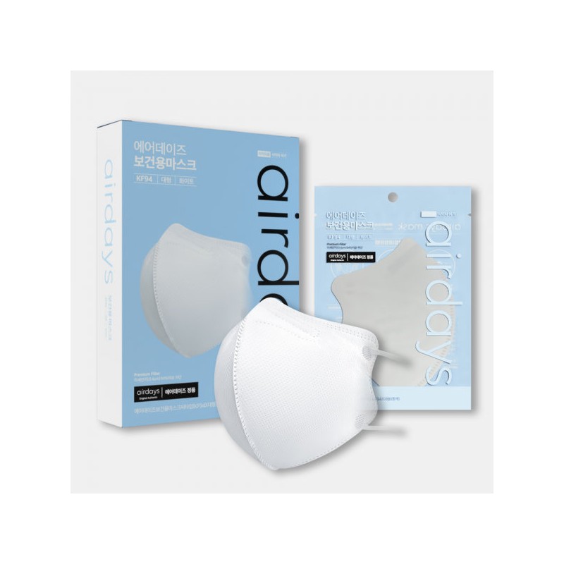 Air Days Mask KF94 Bird-beak type droplet blocking large medium