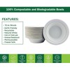 REAL ACCESSORIES Premium Quality Eco Friendly Biodegradable Compostable Bowls 7