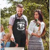 MoonWorks® BBQ Apron for Men with Saying, BBQ Gift, Cotton