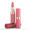 evpct 1Pcs Dark Brown Deep Coffee Lipstick, Silky Velvet Matte
